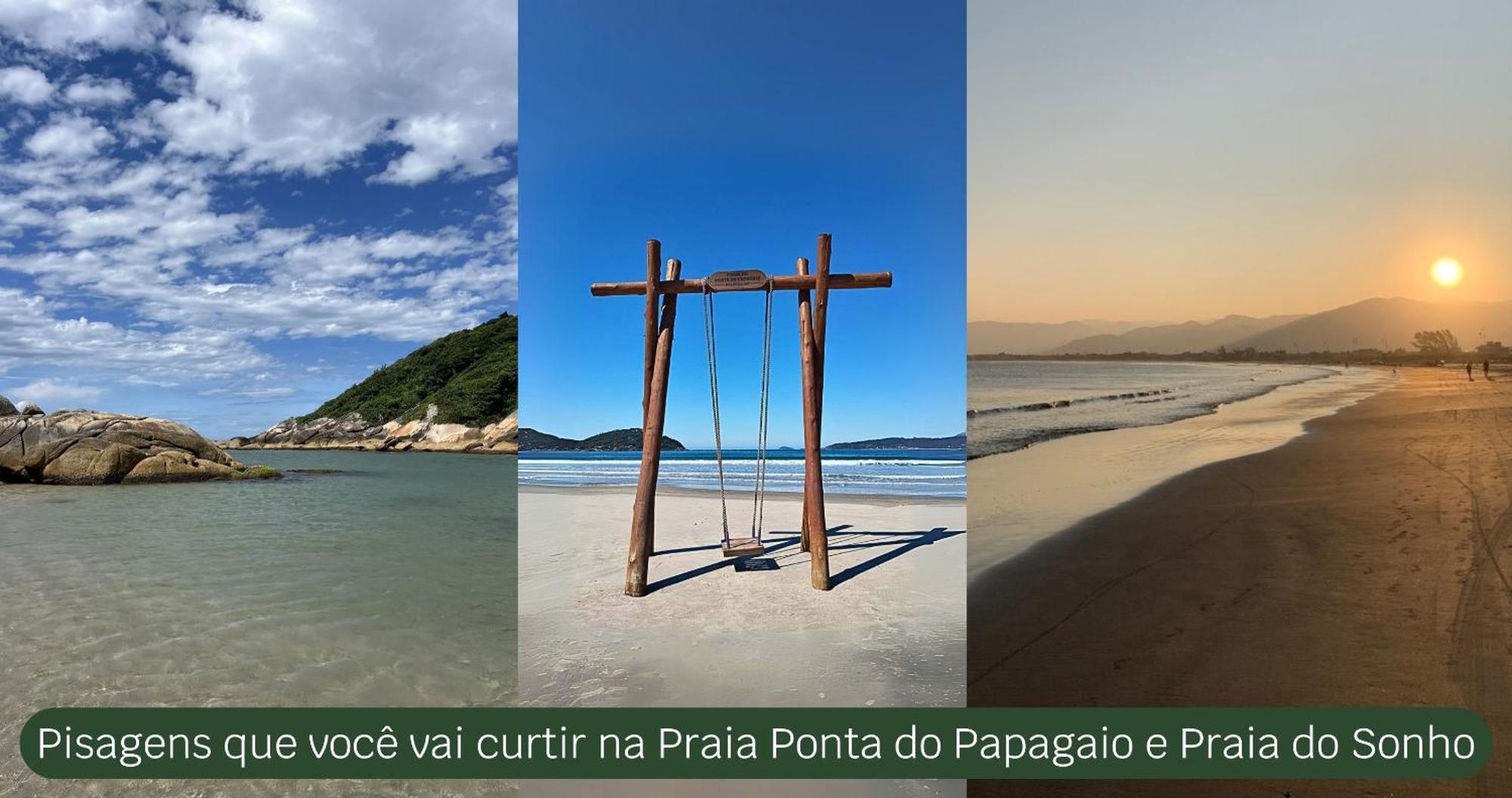 Pousada Recanto Edenico - A Beira Mar Da Praia Ponta Do Papagaio, Palhoca Sc Eksteriør billede
