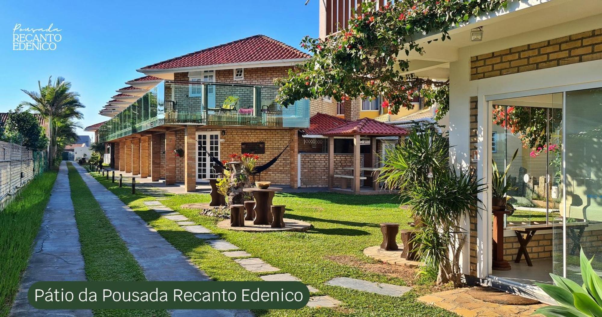 Pousada Recanto Edenico - A Beira Mar Da Praia Ponta Do Papagaio, Palhoca Sc Eksteriør billede