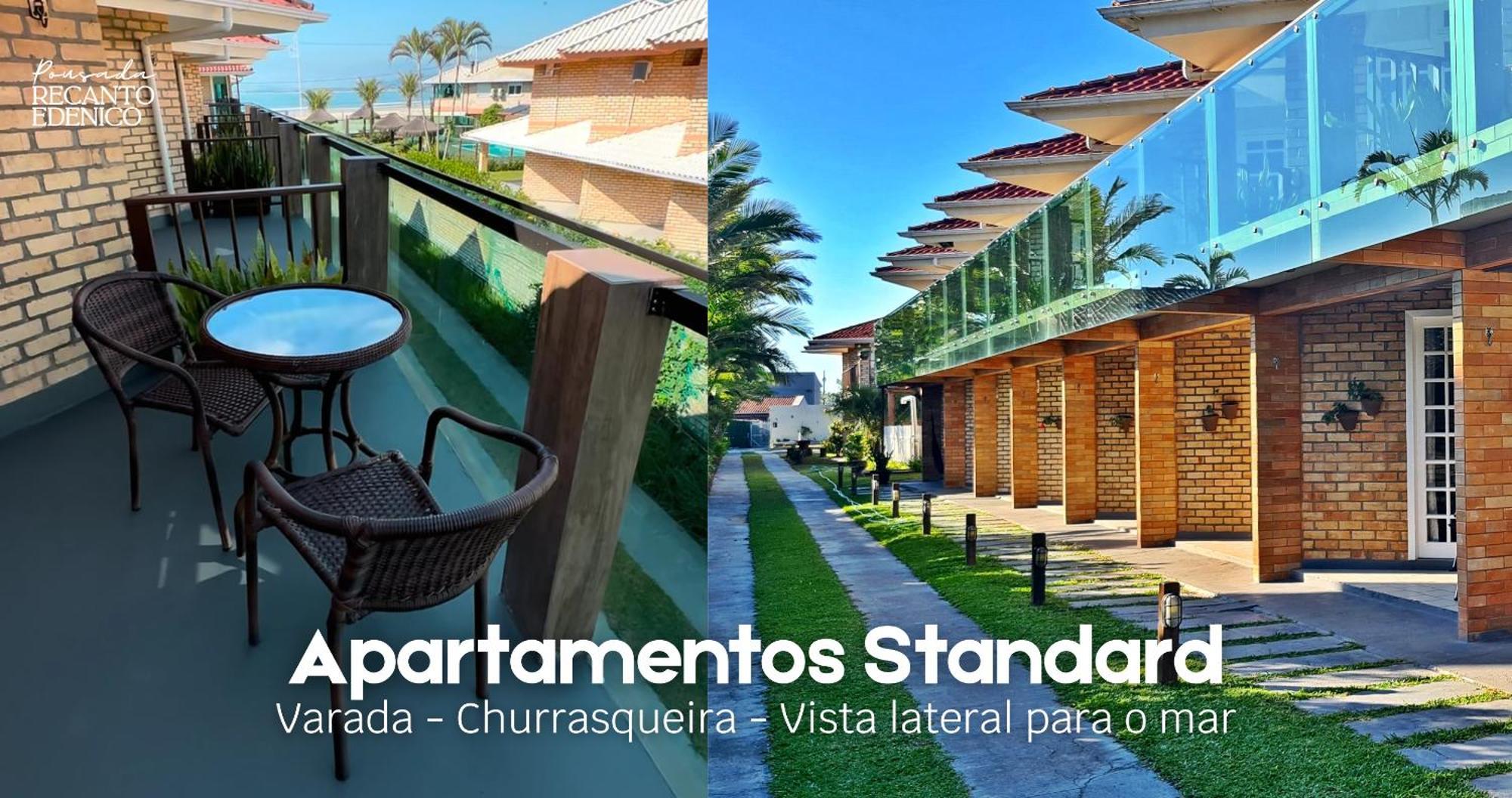 Pousada Recanto Edenico - A Beira Mar Da Praia Ponta Do Papagaio, Palhoca Sc Eksteriør billede