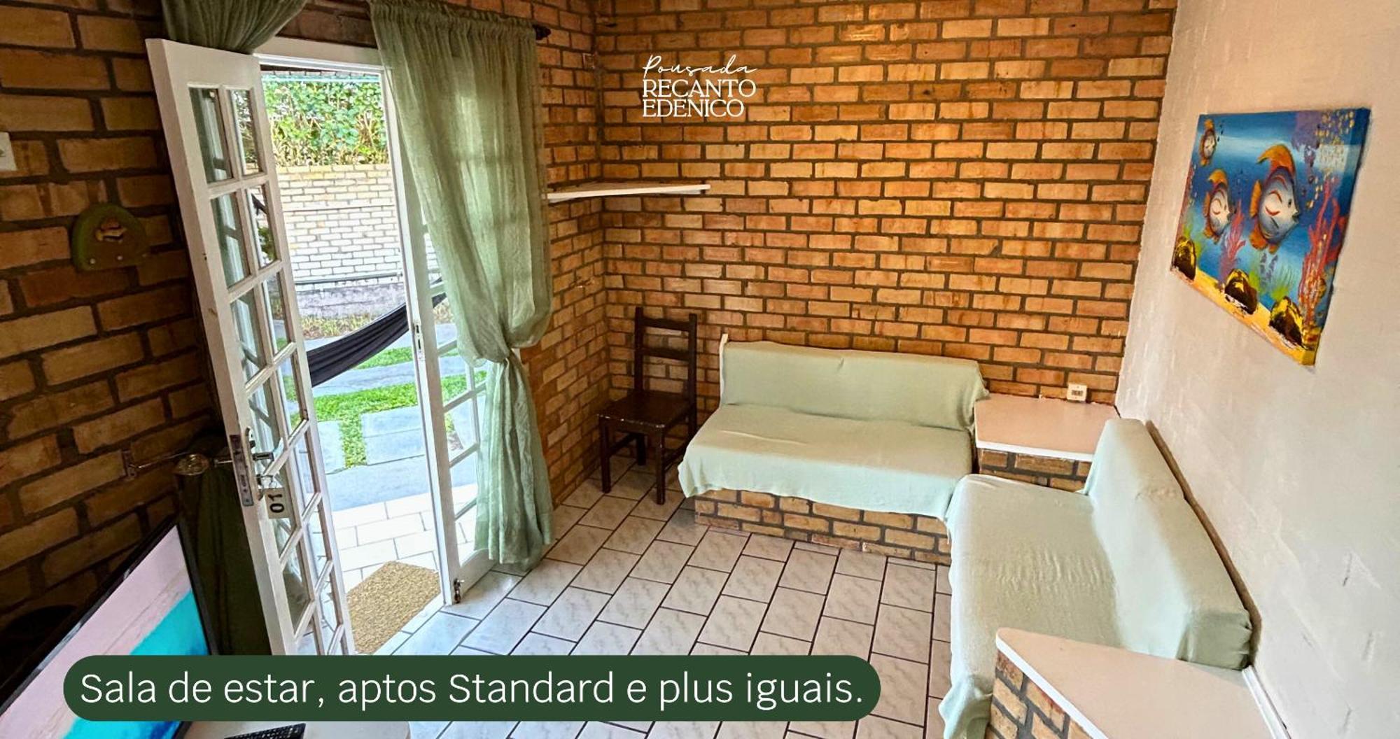 Pousada Recanto Edenico - A Beira Mar Da Praia Ponta Do Papagaio, Palhoca Sc Eksteriør billede